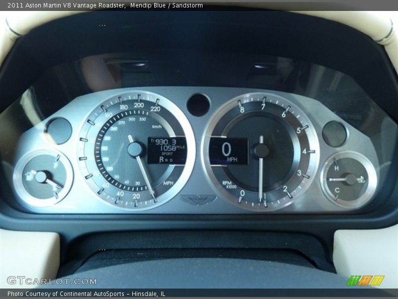  2011 V8 Vantage Roadster Roadster Gauges
