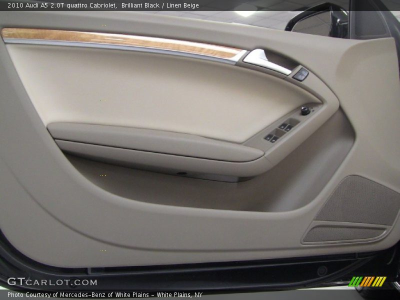 Brilliant Black / Linen Beige 2010 Audi A5 2.0T quattro Cabriolet