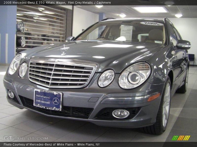 Flint Grey Metallic / Cashmere 2008 Mercedes-Benz E 350 4Matic Wagon