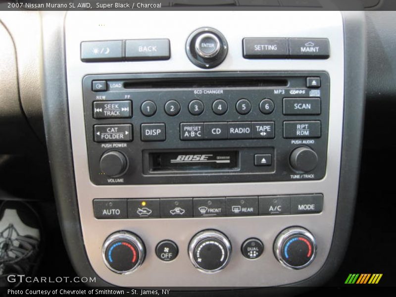 Super Black / Charcoal 2007 Nissan Murano SL AWD