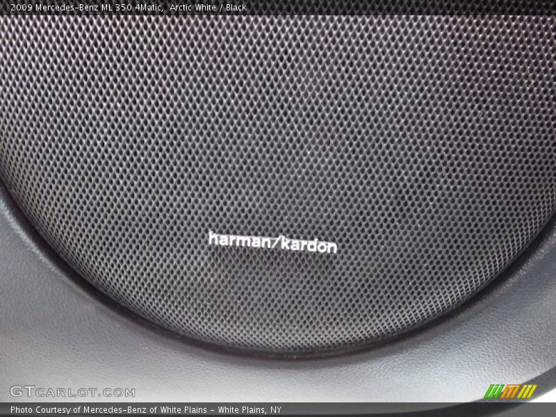 Arctic White / Black 2009 Mercedes-Benz ML 350 4Matic