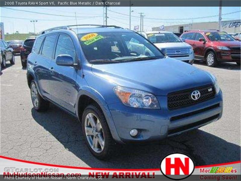 Pacific Blue Metallic / Dark Charcoal 2008 Toyota RAV4 Sport V6