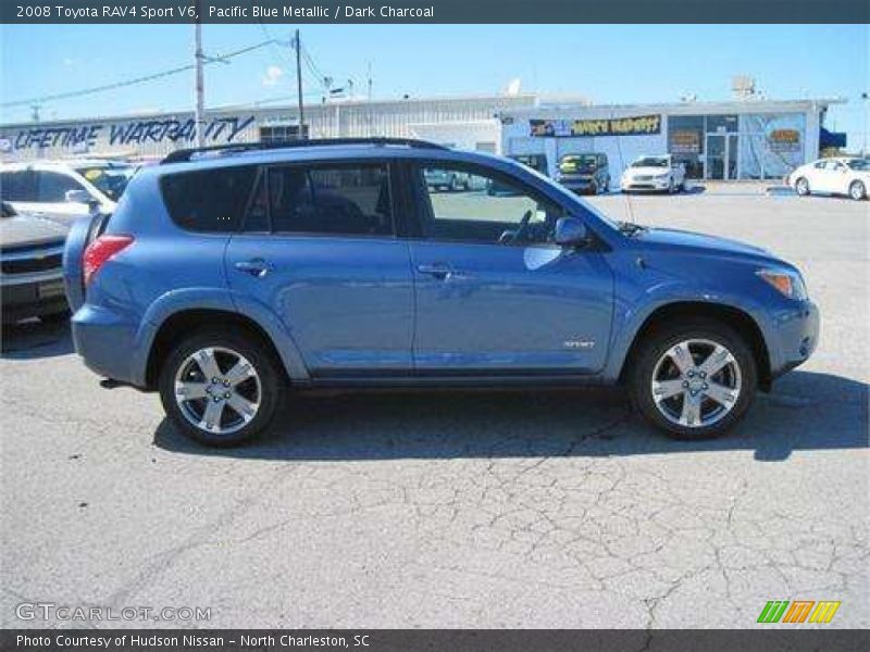 Pacific Blue Metallic / Dark Charcoal 2008 Toyota RAV4 Sport V6