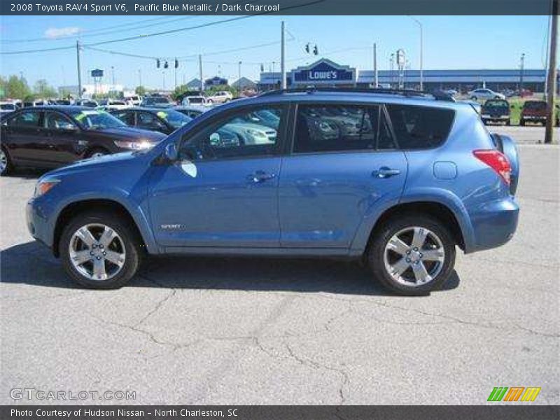 Pacific Blue Metallic / Dark Charcoal 2008 Toyota RAV4 Sport V6
