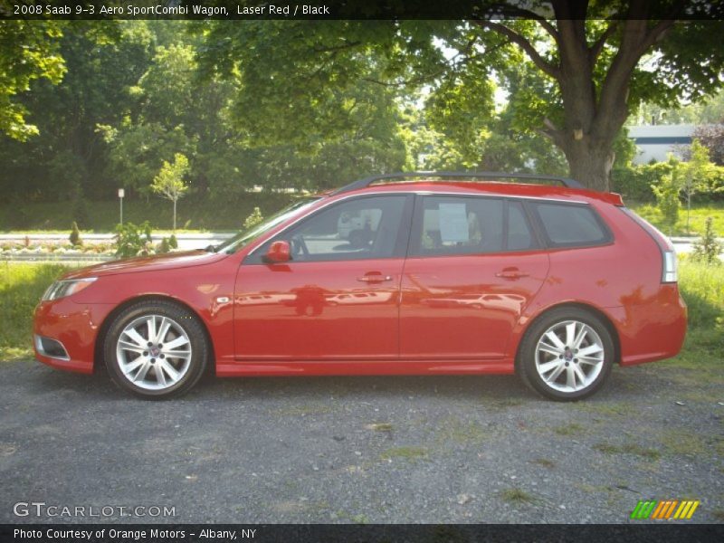  2008 9-3 Aero SportCombi Wagon Laser Red