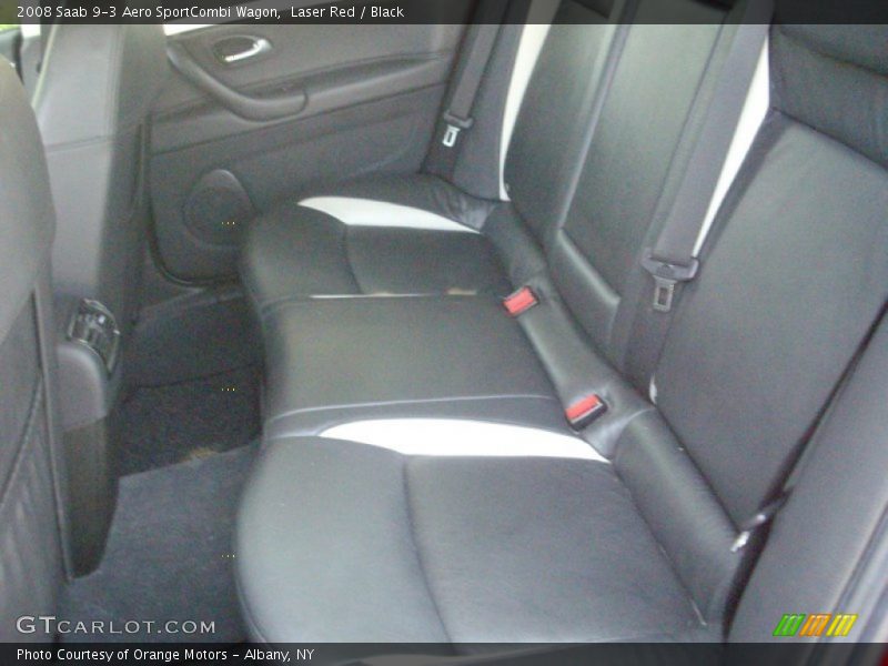 Laser Red / Black 2008 Saab 9-3 Aero SportCombi Wagon