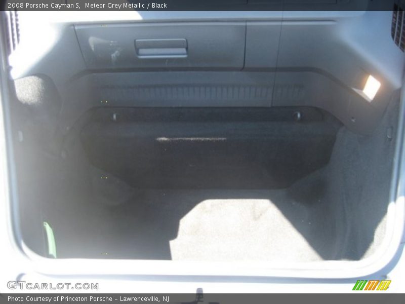 Meteor Grey Metallic / Black 2008 Porsche Cayman S