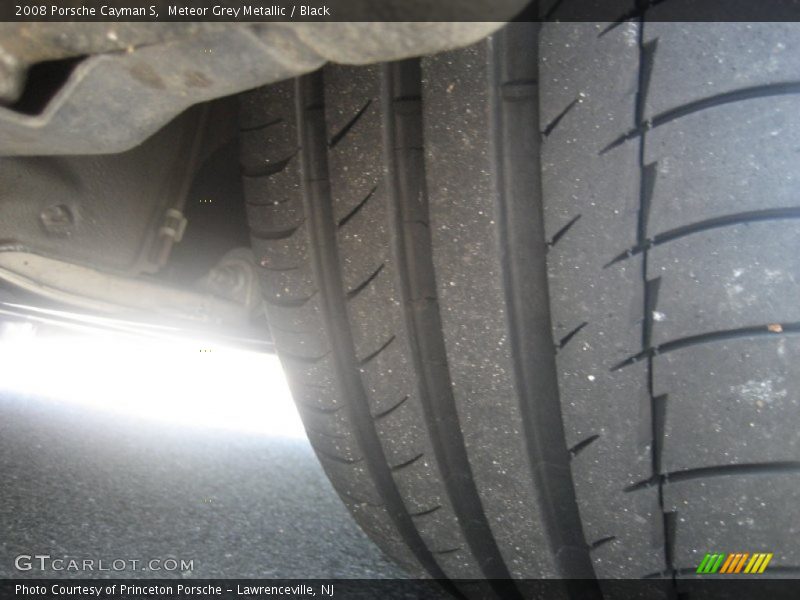 Meteor Grey Metallic / Black 2008 Porsche Cayman S