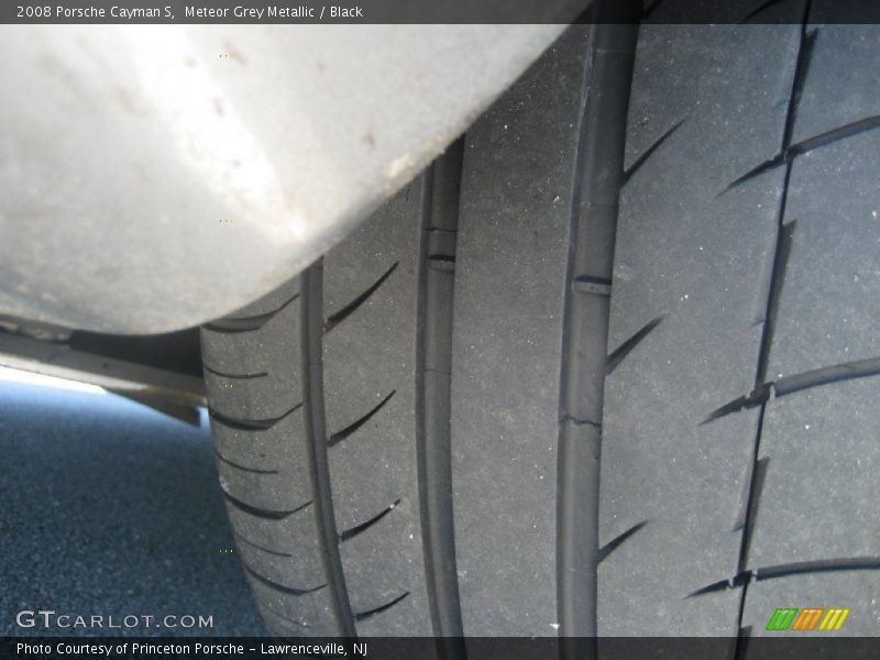 Meteor Grey Metallic / Black 2008 Porsche Cayman S