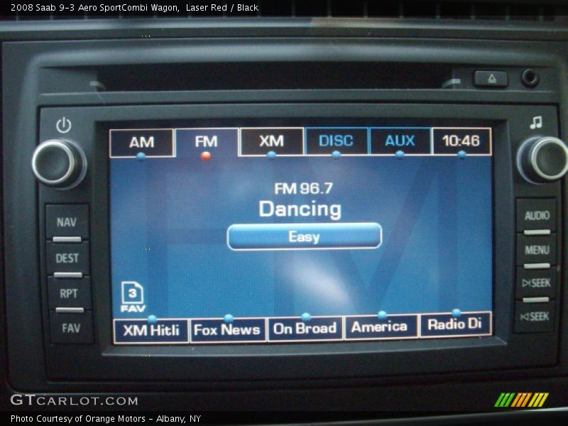 Controls of 2008 9-3 Aero SportCombi Wagon