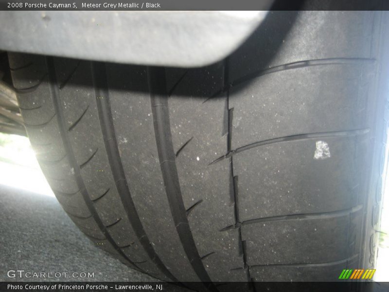 Meteor Grey Metallic / Black 2008 Porsche Cayman S