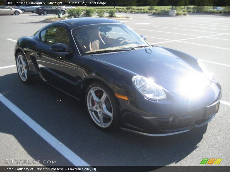 Midnight Blue Metallic / Sand Beige 2006 Porsche Cayman S