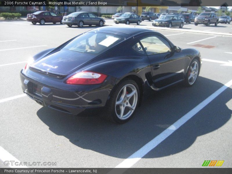 Midnight Blue Metallic / Sand Beige 2006 Porsche Cayman S