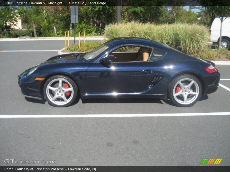 Midnight Blue Metallic / Sand Beige 2006 Porsche Cayman S