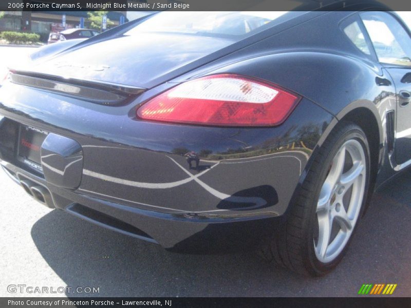 Midnight Blue Metallic / Sand Beige 2006 Porsche Cayman S