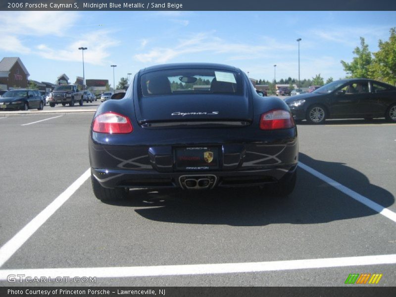 Midnight Blue Metallic / Sand Beige 2006 Porsche Cayman S