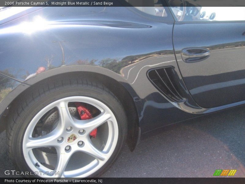 Midnight Blue Metallic / Sand Beige 2006 Porsche Cayman S