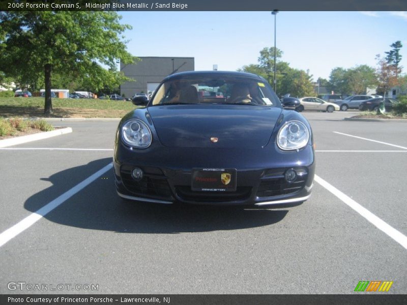 Midnight Blue Metallic / Sand Beige 2006 Porsche Cayman S
