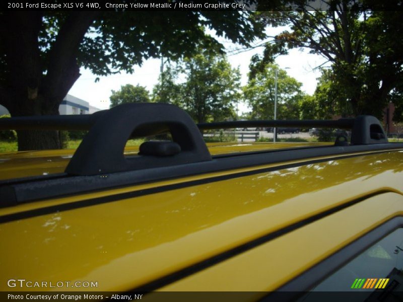 Chrome Yellow Metallic / Medium Graphite Grey 2001 Ford Escape XLS V6 4WD