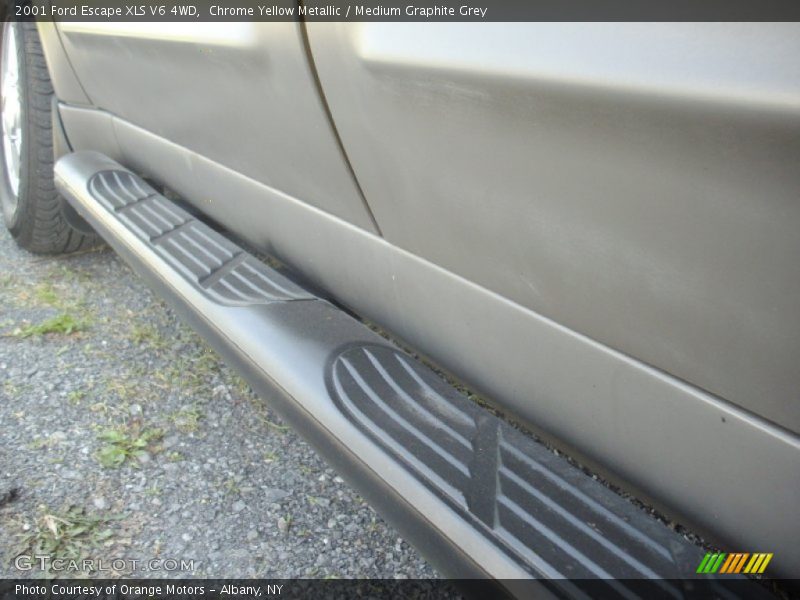 Chrome Yellow Metallic / Medium Graphite Grey 2001 Ford Escape XLS V6 4WD