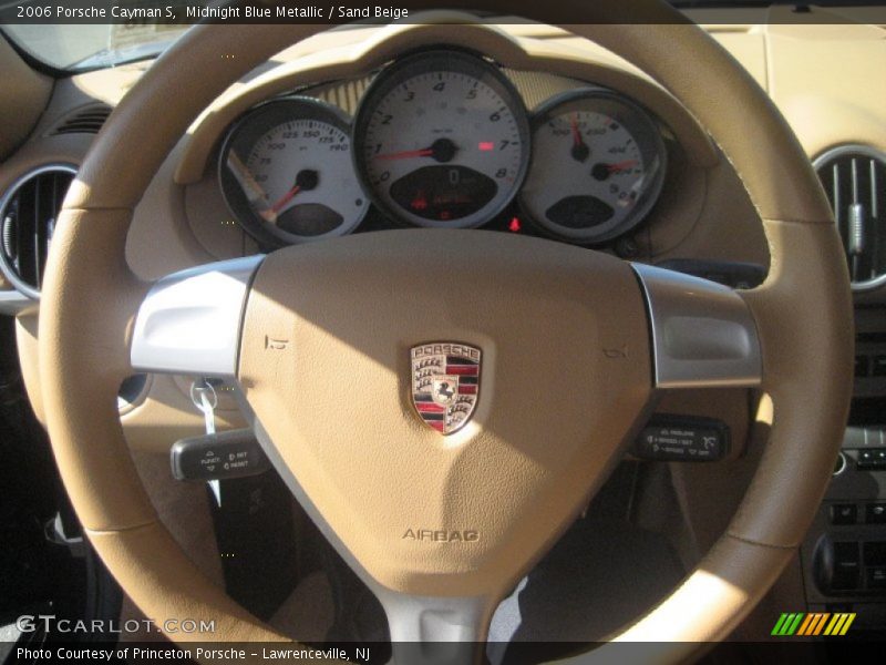Midnight Blue Metallic / Sand Beige 2006 Porsche Cayman S