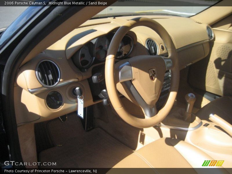 Midnight Blue Metallic / Sand Beige 2006 Porsche Cayman S