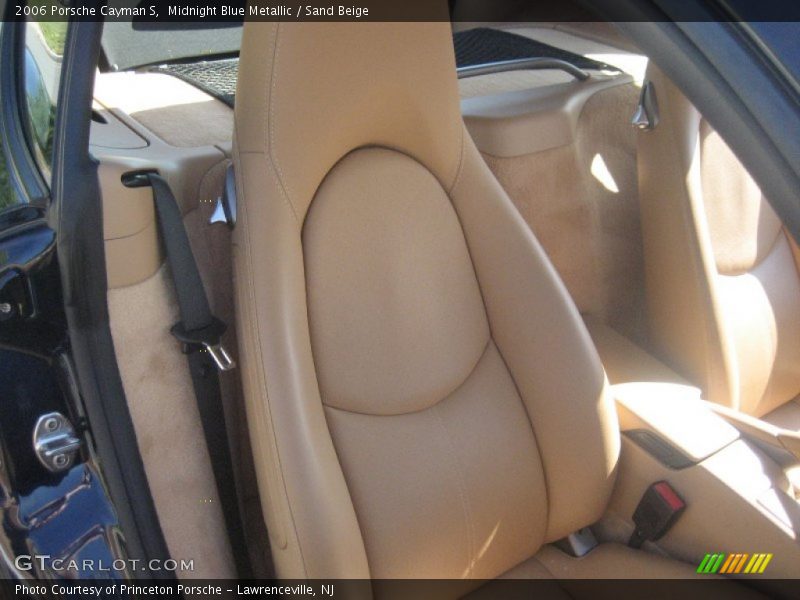 Midnight Blue Metallic / Sand Beige 2006 Porsche Cayman S