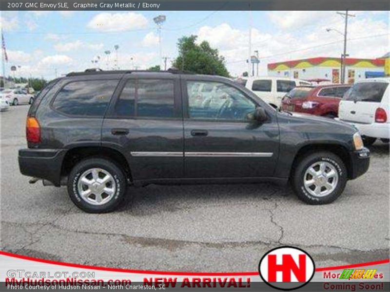 Graphite Gray Metallic / Ebony 2007 GMC Envoy SLE