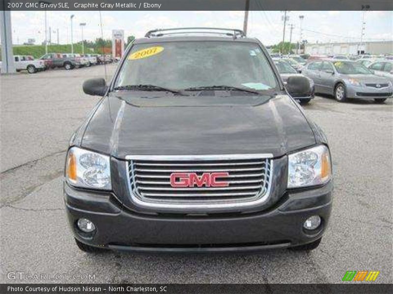 Graphite Gray Metallic / Ebony 2007 GMC Envoy SLE