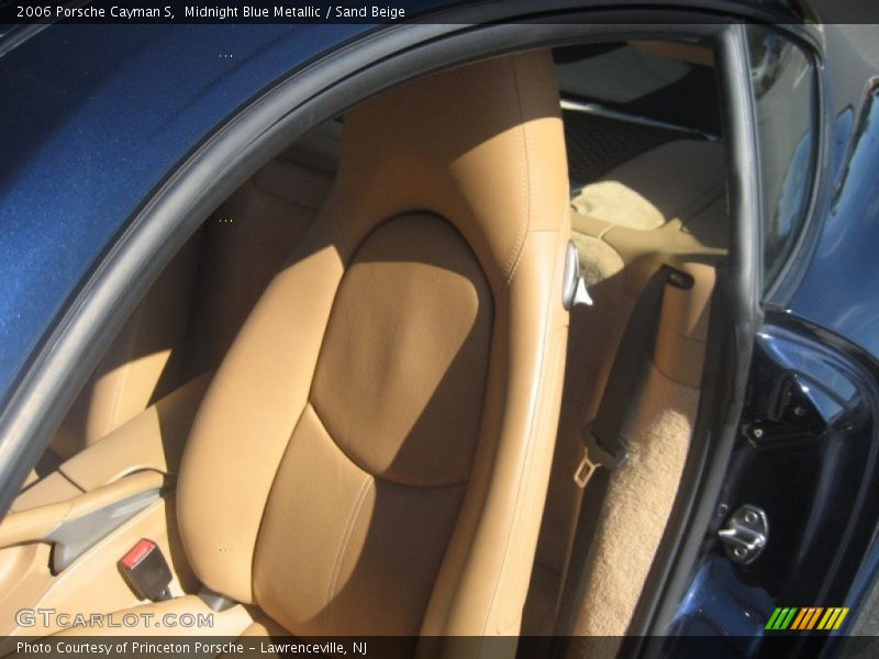 Midnight Blue Metallic / Sand Beige 2006 Porsche Cayman S