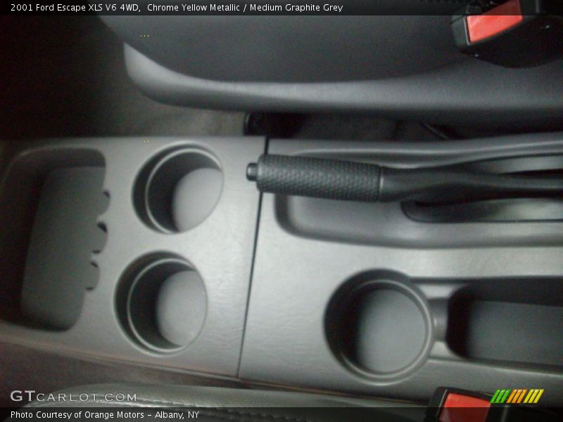 Chrome Yellow Metallic / Medium Graphite Grey 2001 Ford Escape XLS V6 4WD
