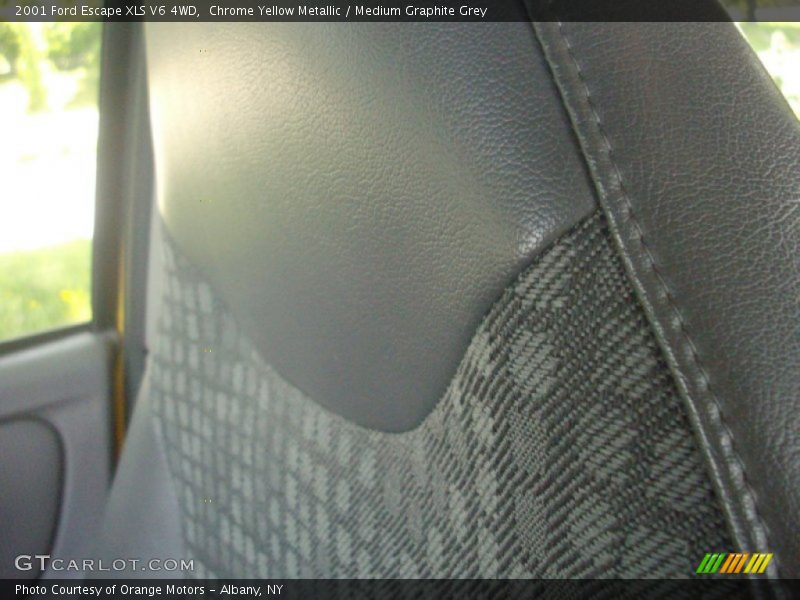 Chrome Yellow Metallic / Medium Graphite Grey 2001 Ford Escape XLS V6 4WD