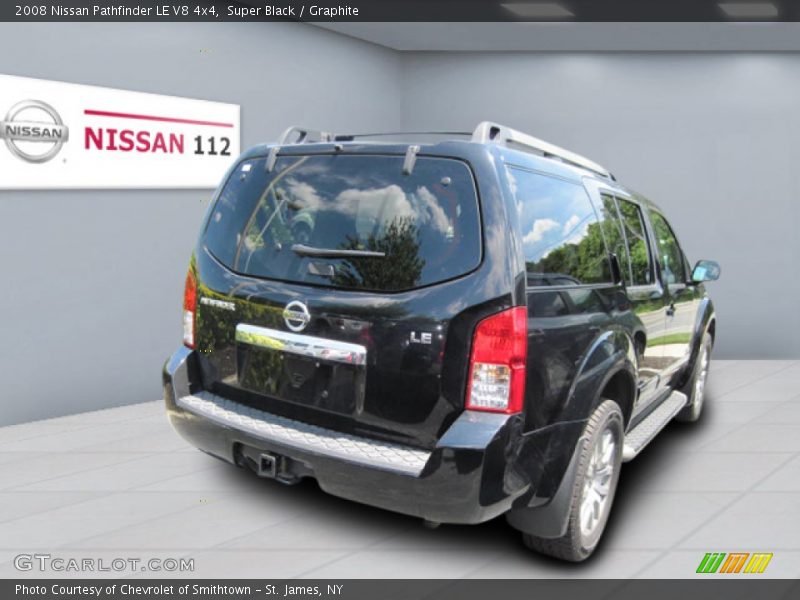 Super Black / Graphite 2008 Nissan Pathfinder LE V8 4x4