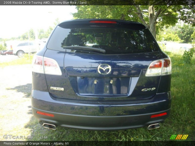Stormy Blue Mica / Sand 2008 Mazda CX-9 Touring AWD