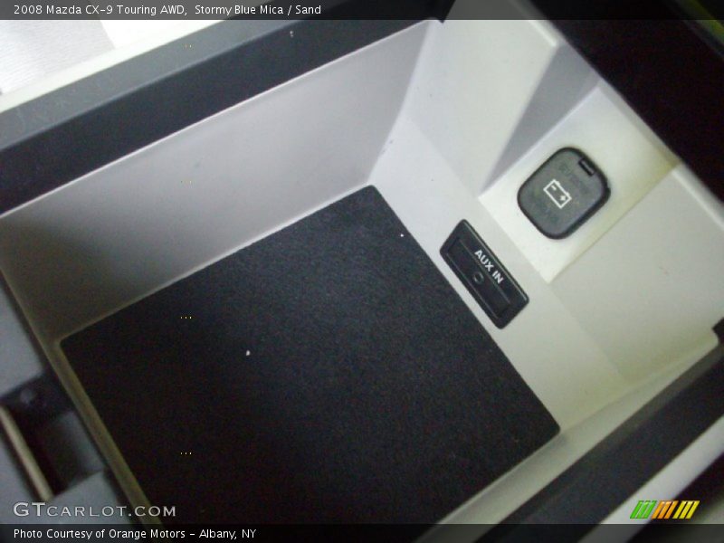 Stormy Blue Mica / Sand 2008 Mazda CX-9 Touring AWD
