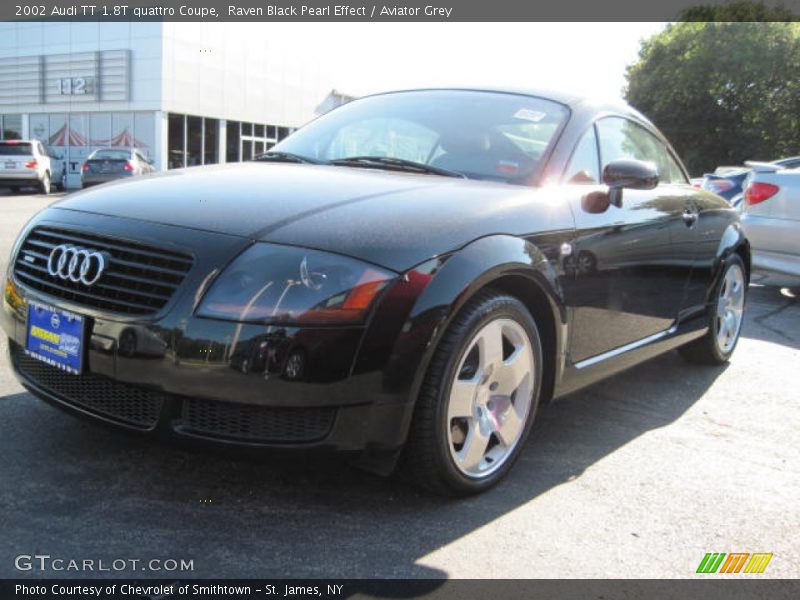 Raven Black Pearl Effect / Aviator Grey 2002 Audi TT 1.8T quattro Coupe