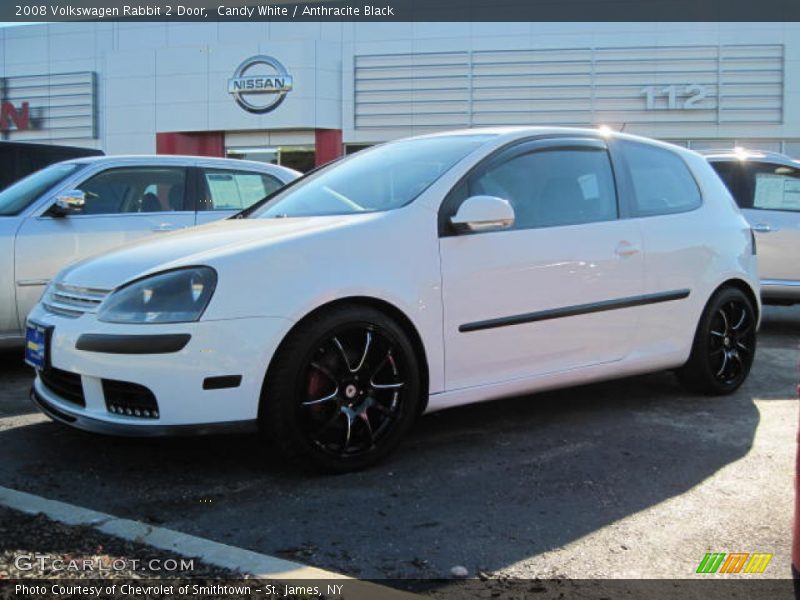 Candy White / Anthracite Black 2008 Volkswagen Rabbit 2 Door