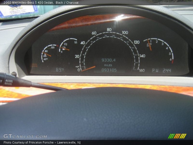 Black / Charcoal 2002 Mercedes-Benz S 430 Sedan