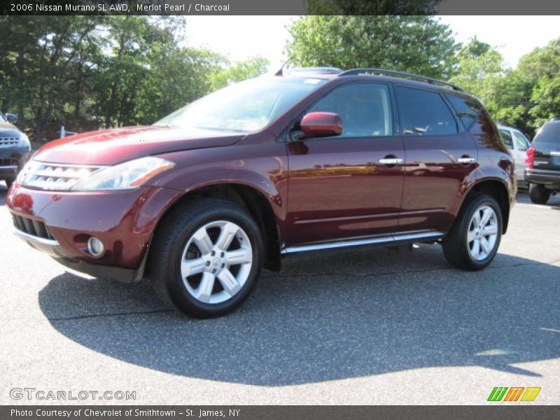 Merlot Pearl / Charcoal 2006 Nissan Murano SL AWD