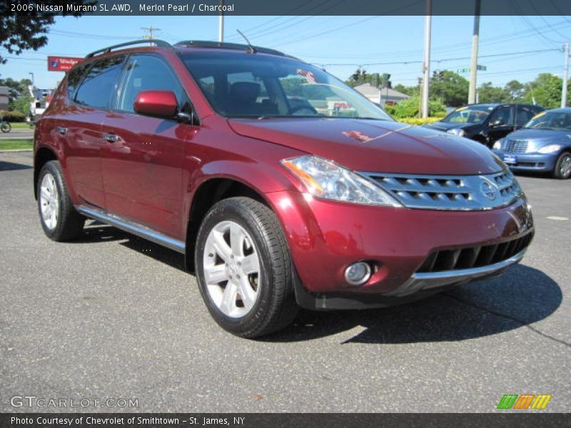 Merlot Pearl / Charcoal 2006 Nissan Murano SL AWD