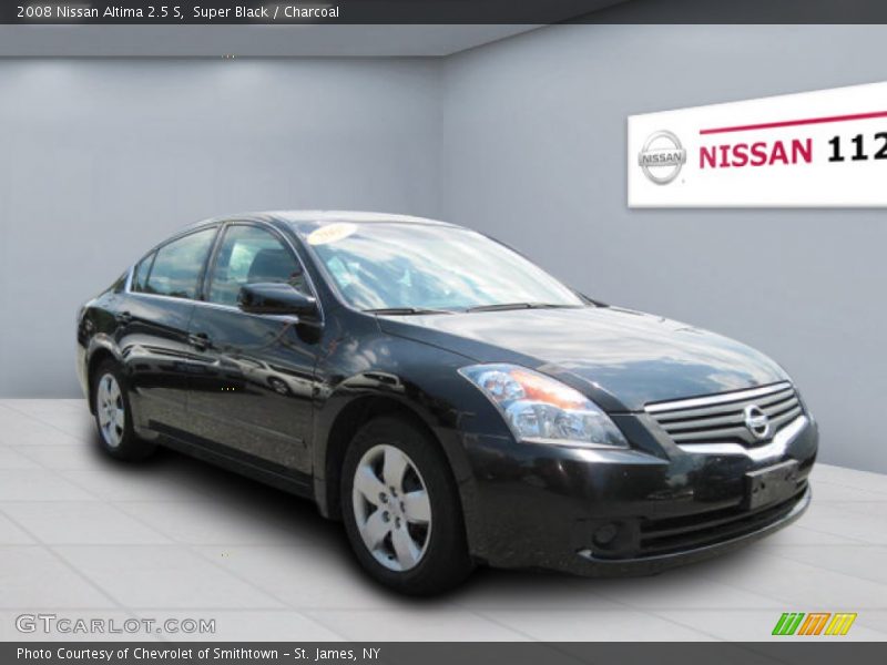 Super Black / Charcoal 2008 Nissan Altima 2.5 S