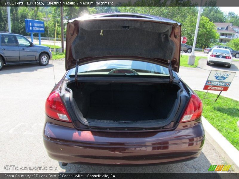 Chestnut Metallic / Medium Parchment 2001 Ford Taurus SES