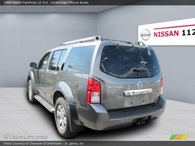 Storm Gray / Russet Brown 2008 Nissan Pathfinder LE 4x4