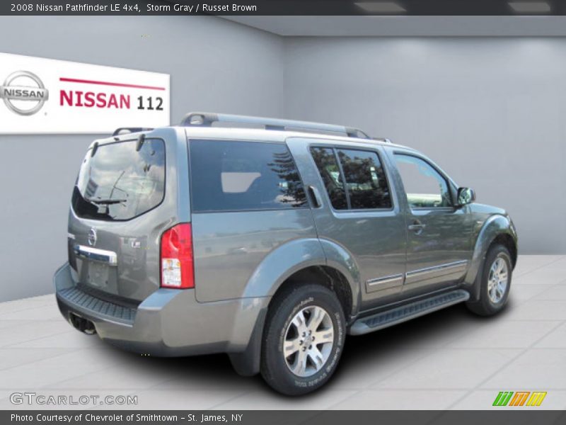 Storm Gray / Russet Brown 2008 Nissan Pathfinder LE 4x4
