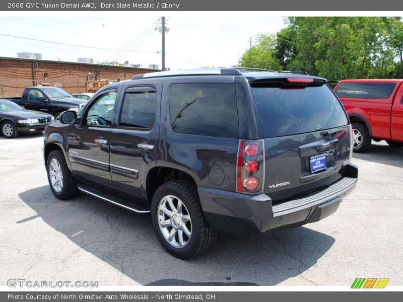 Dark Slate Metallic / Ebony 2008 GMC Yukon Denali AWD