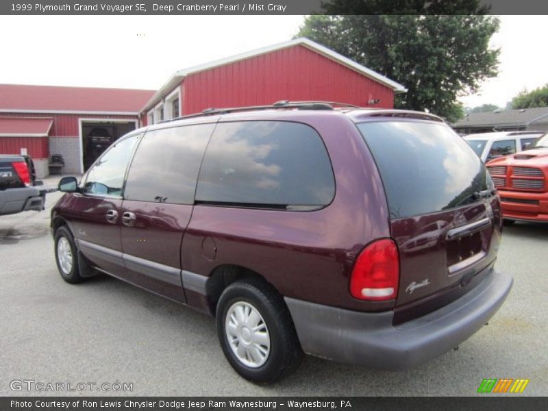 Deep Cranberry Pearl / Mist Gray 1999 Plymouth Grand Voyager SE