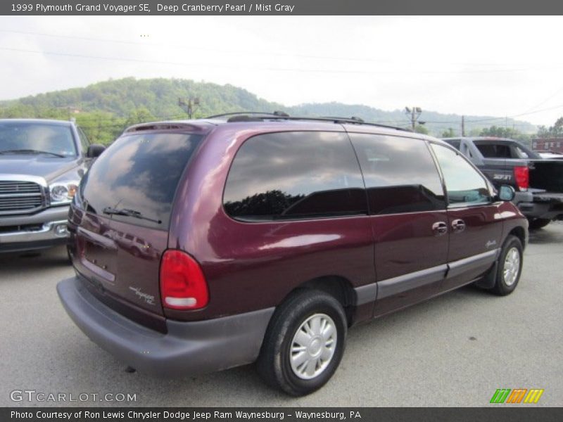 Deep Cranberry Pearl / Mist Gray 1999 Plymouth Grand Voyager SE