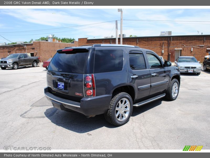 Dark Slate Metallic / Ebony 2008 GMC Yukon Denali AWD