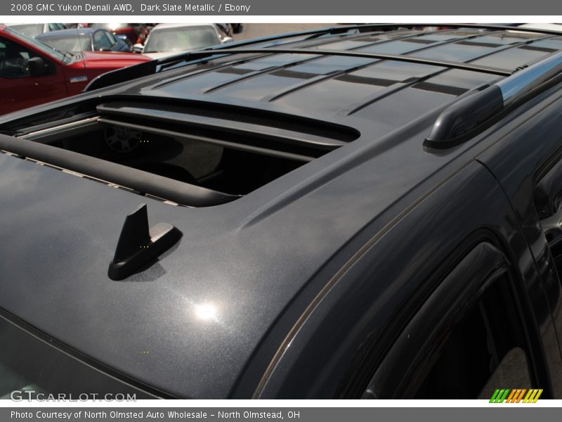 Dark Slate Metallic / Ebony 2008 GMC Yukon Denali AWD