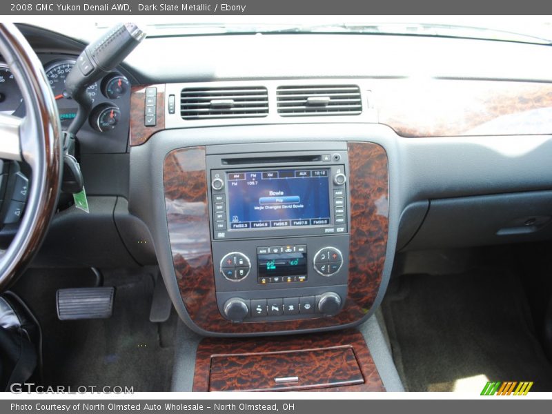 Dark Slate Metallic / Ebony 2008 GMC Yukon Denali AWD